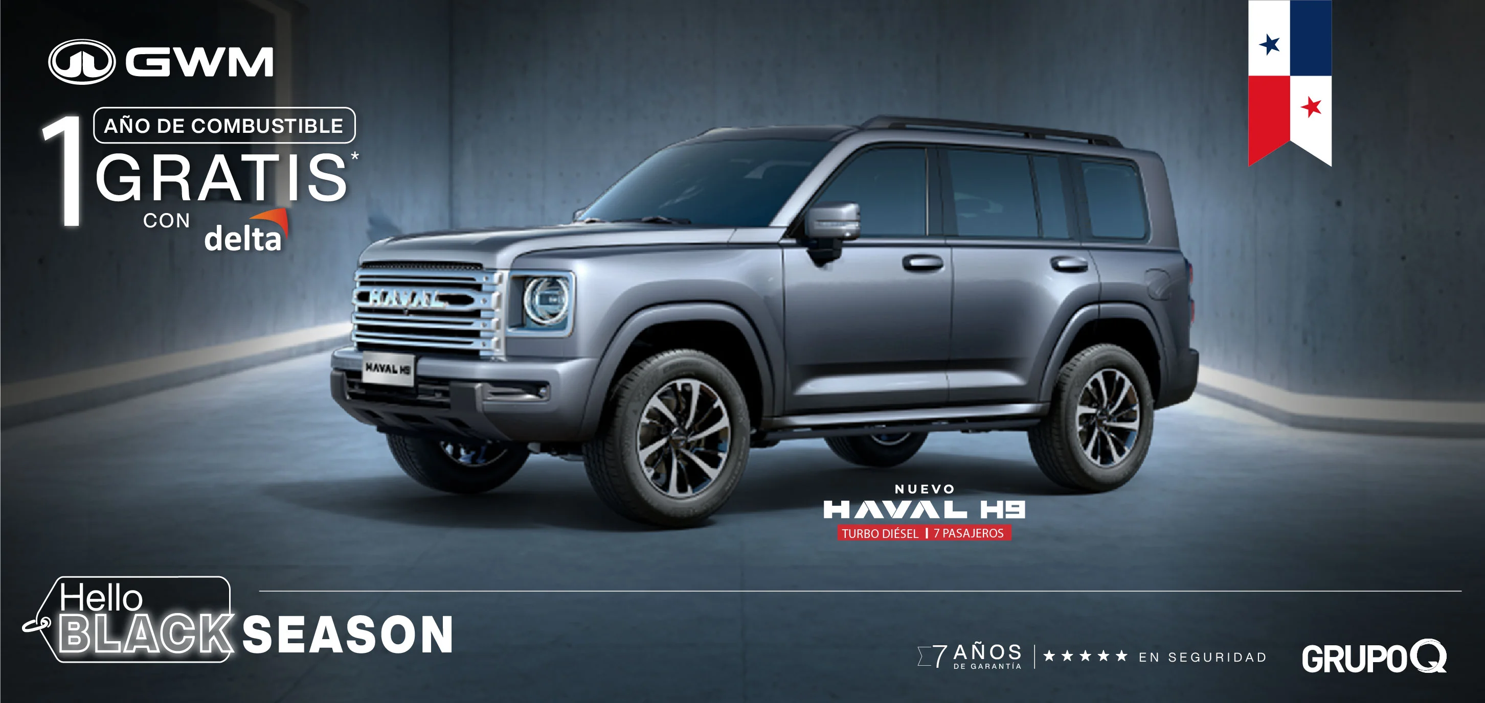 GWM - NUEVO Haval H9 - TURBO DIÉSEL - 7 PASAJEROS - Grupo Q