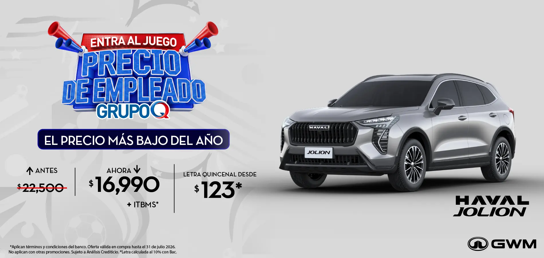 GWM - Haval Jolion - Grupo Q